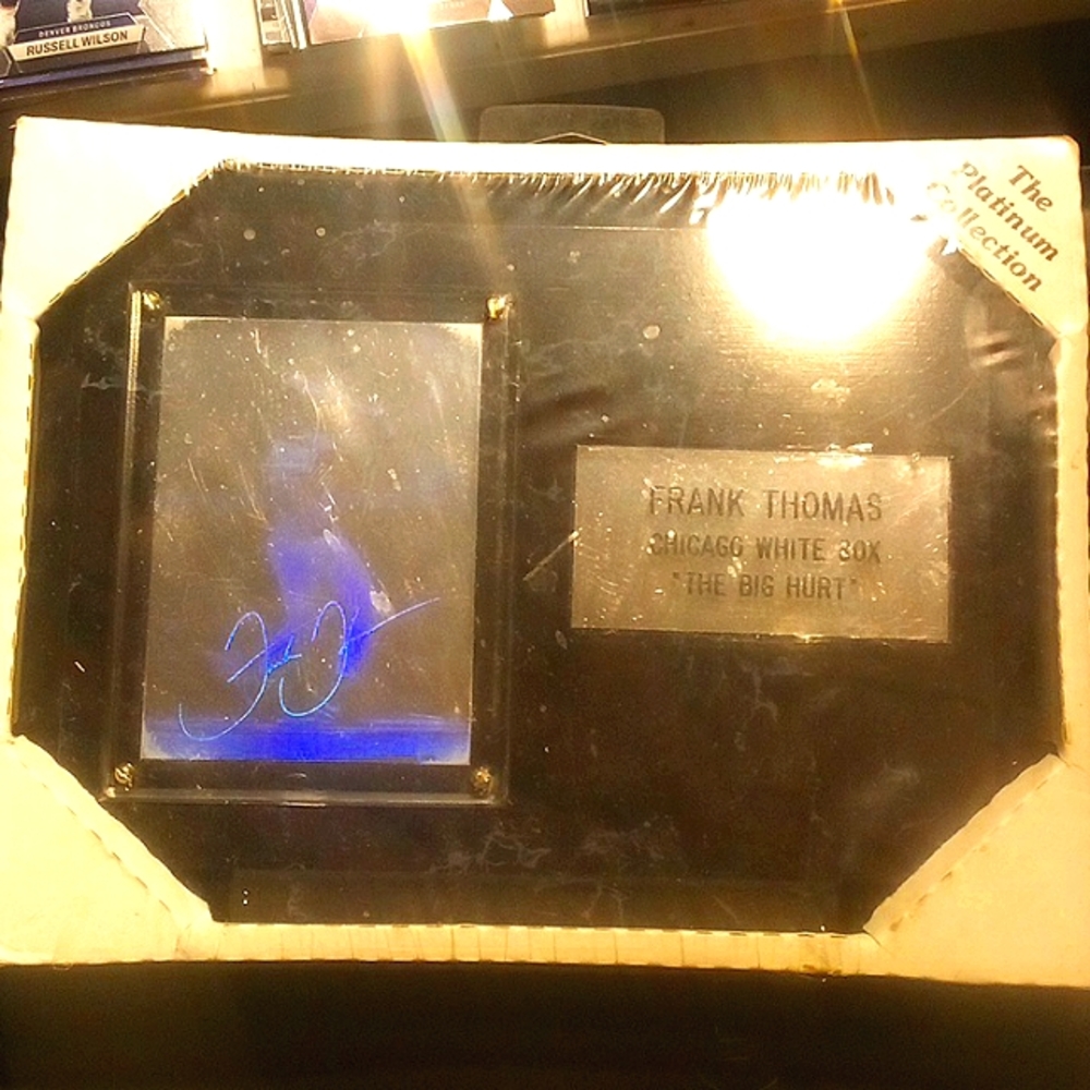 Frank Thomas Plaque with Card